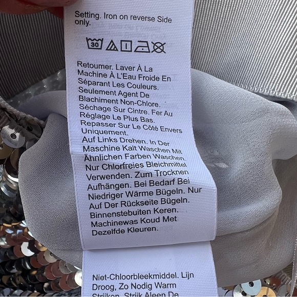 J.Crew Collection Sequin Skirt in Silver 00 - Picture 12 of 16